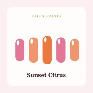 Sunset Citrus Press-On Set